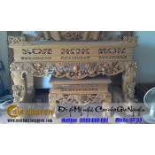 Bộ sập thờ gỗ gụ cao cấp