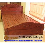 Giường ngủ gỗ tự nhiên cao cấp GN-34