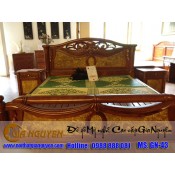 Giường ngủ gỗ tự nhiên cao cấp GN-43